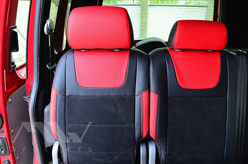 Set coprisedili su misura per Volkswagen Caddy 3 (2K) (2003-2015), Leather Style