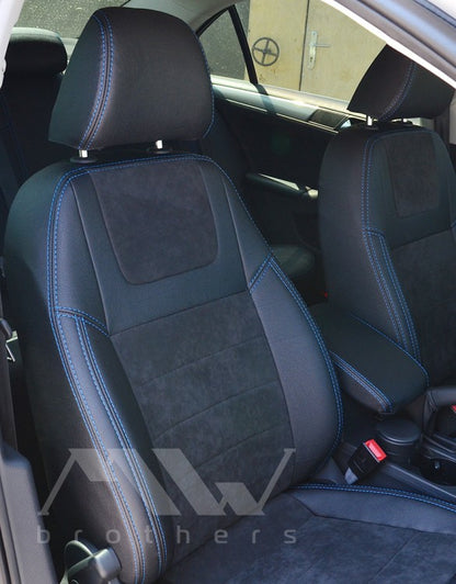 Set coprisedili su misura per Volkswagen Jetta VI (2010–2019), Leather Style