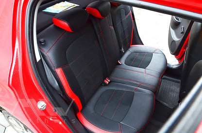 Maßgefertigte Sitzbezüge für Hyundai i20 (2014–2020), Lederoptik