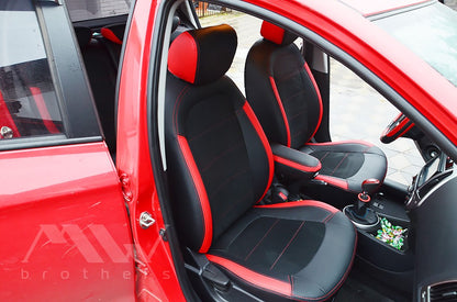 Maßgefertigte Sitzbezüge für Hyundai i20 (2014–2020), Lederoptik