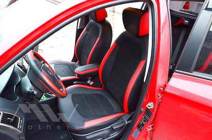 Maßgefertigte Sitzbezüge für Hyundai i20 (2014–2020), Lederoptik