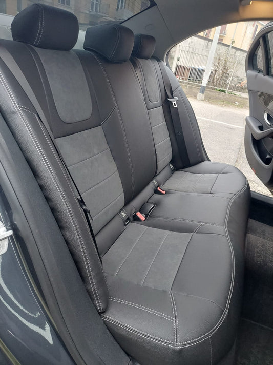 Set coprisedili su misura per Mercedes-Benz W205 C-Classe (2014-2021), Leather Style