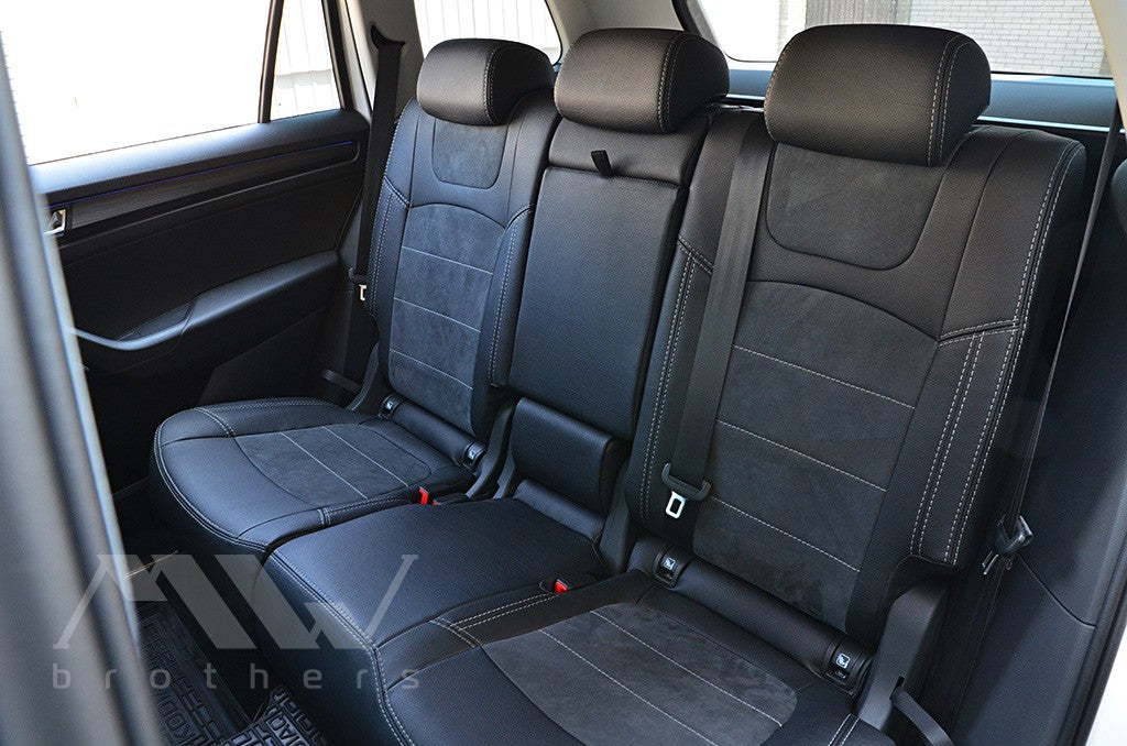Set  coprisedili su misura per Skoda Kodiaq (2017-2024), Leather Style