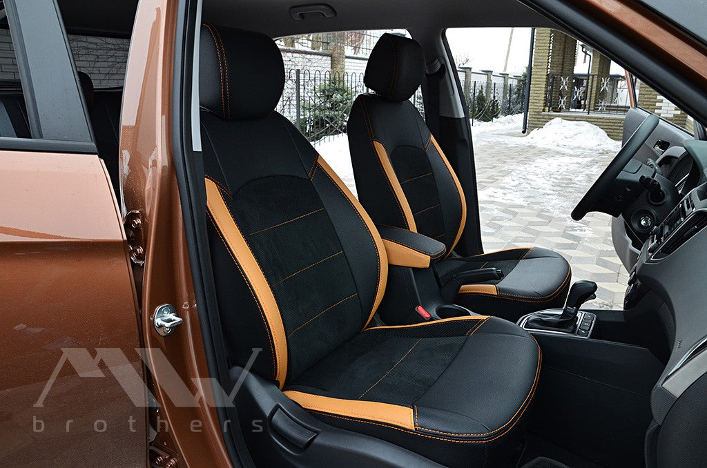 Set coprisedili su misura per Hyundai Creta 1 (GS) (2014-2020), Leather Style