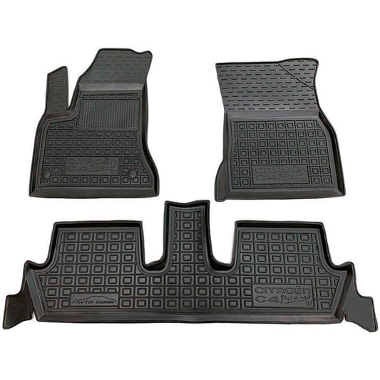 Set tappetini di gomma su misura per itroen C4 Picasso (2006-2013)