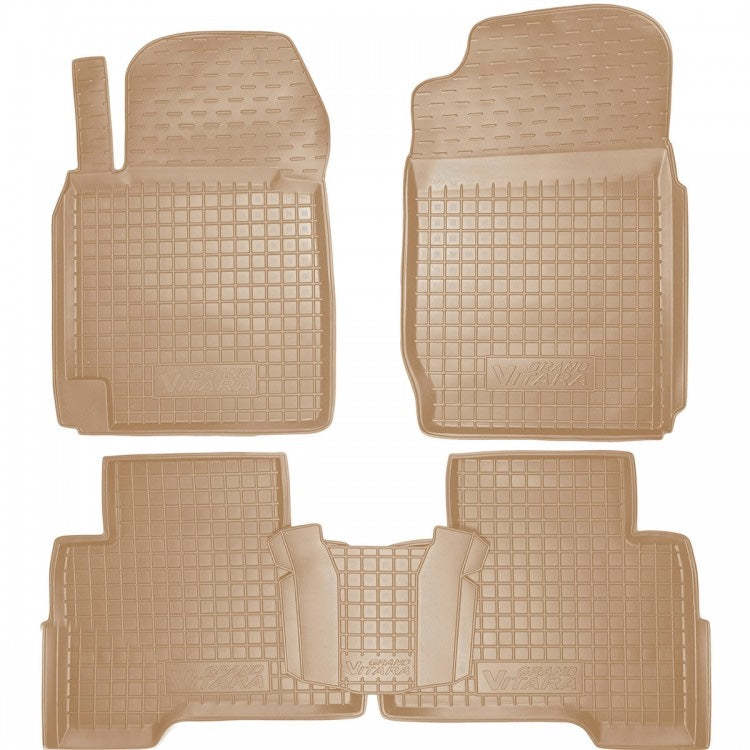 Set tappetini di gomma su misura per Suzuki Grand Vitara (2005–2018), 5 Porte