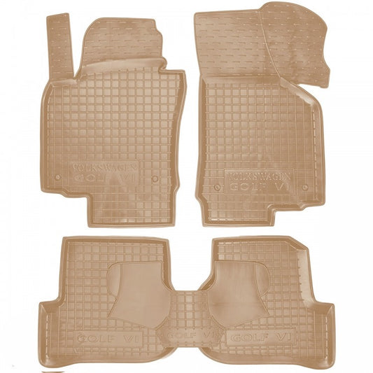 Set tappetini di gomma su misura pet Volkswagen Golf 5 (2003–2009)