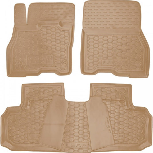 Set tappetini di gomma su misura per Nissan Leaf 1 (ZE0) (2010-2017)