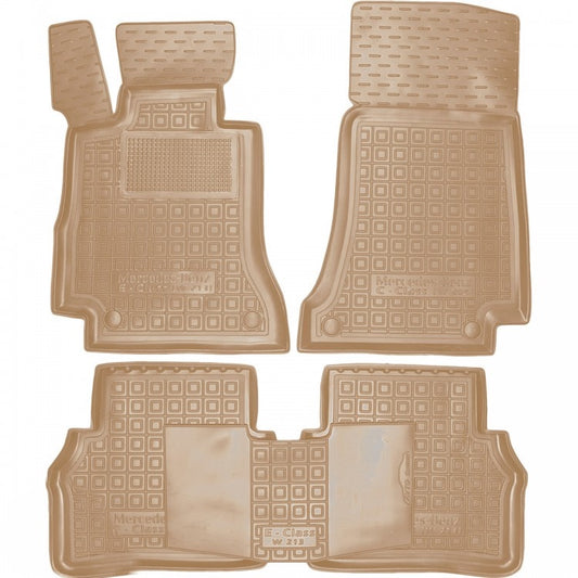 Set tappetini di gomma su misura per Mercedes E-Class W213 (2016-2023)