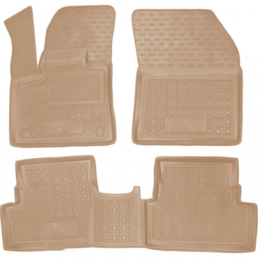 Set tappetini di gomma su misura per  Peugeot 3008 2 (2017-2024)
