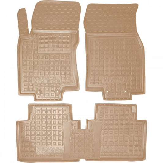 Set tappetini di gomma su misura per Renault Koleos (2017-oggi)