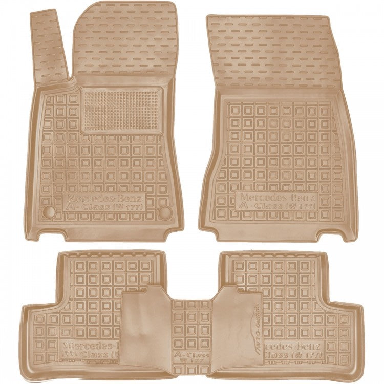Set tappetini di gomma su misura per Mercedes-Benz A-Class (W177) (2018-oggi)