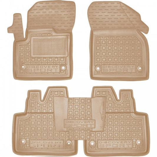 Set tappetini di gomma su misura per Land Rover Discovery Sport I (2014–2019)
