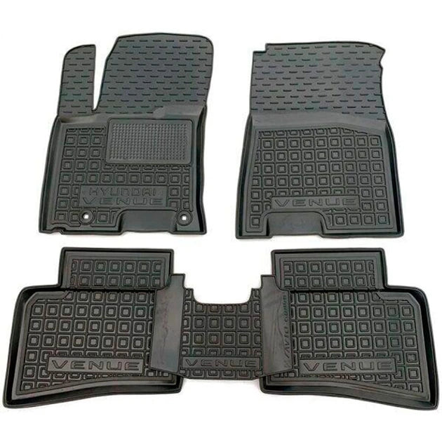 Set tappetini di gomma su misura per Hyundai Venue 1 (2019-2025)