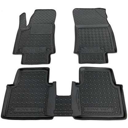 Set tappetini di gomma su misura per Opel Crossland X (2017 - 2024)