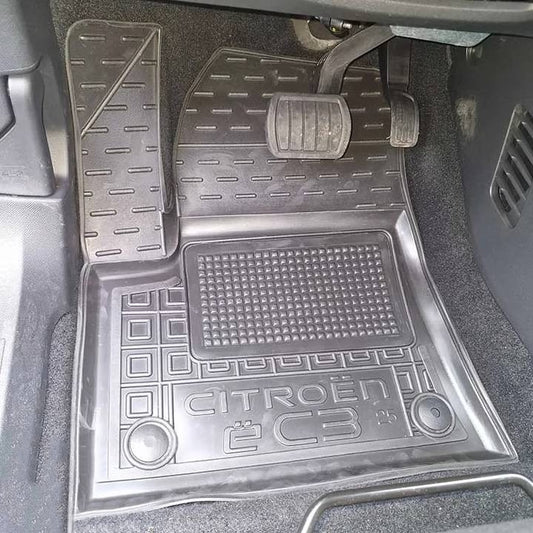 Set tappetini di gomma su misura per Citroen C3 (2025-oggi)