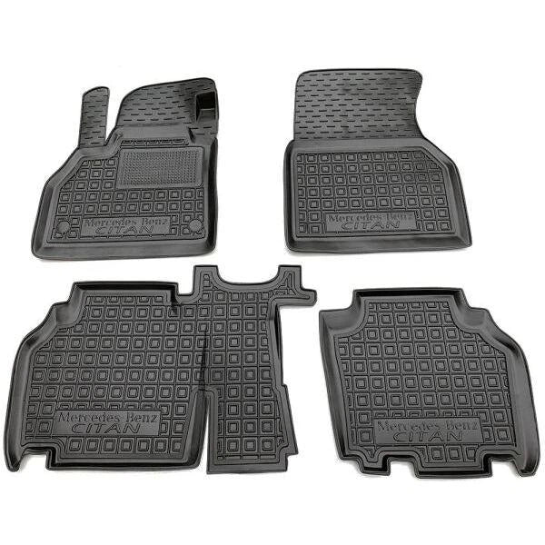 Set tappetini di gomma su misura per Mercedes-Benz Citan Combi (W415) (2012-2021)