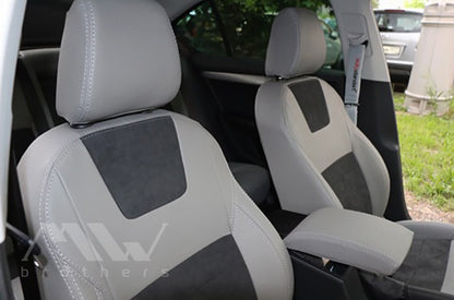 Set coprisedili su misura per Skoda Octavia A7 Ambition, Elegance (2013-2016), Leather Style