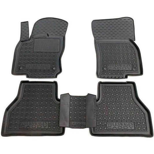 Set tappetini di gomma su misura per Volkswagen Caddy 4 (SB) (2021-oggi)