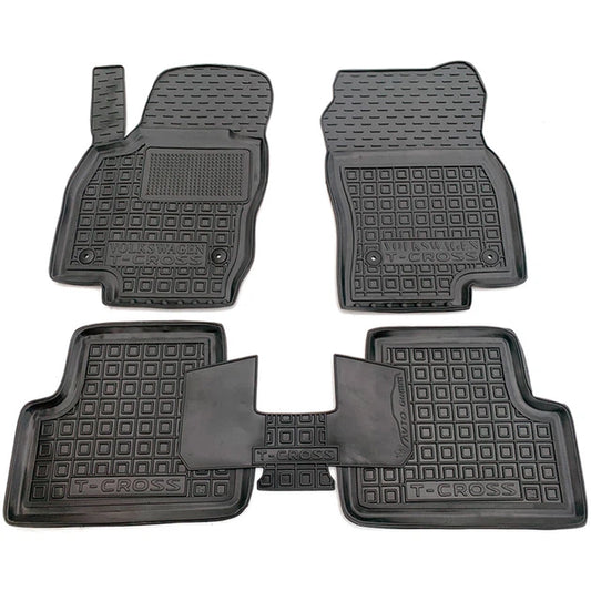 Set tappetini di gomma su misura per Volkswagen T-Cross (2019-oggi)