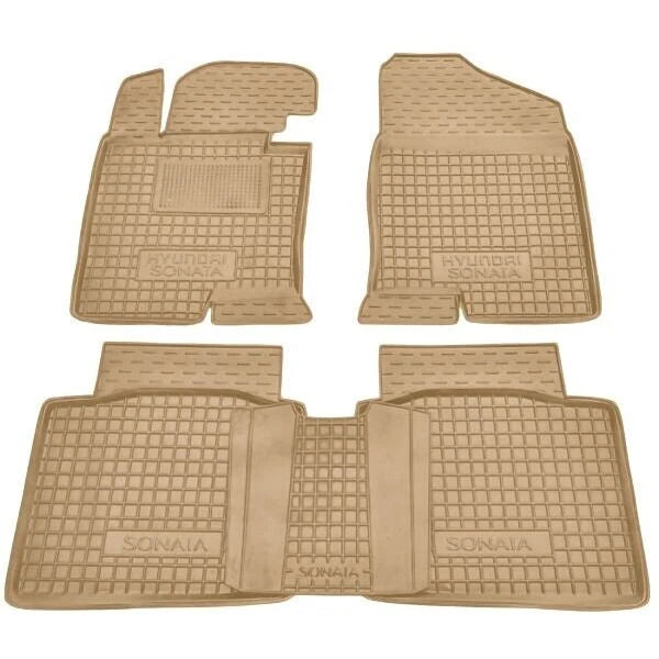 Set tappetini di gomma su misura per Hyundai Sonata YF (2009-2014)