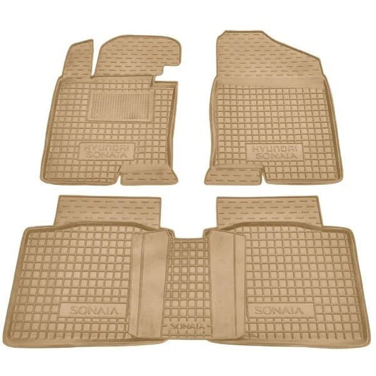 Set tappetini di gomma su misura per Hyundai Sonata YF (2009-2014)
