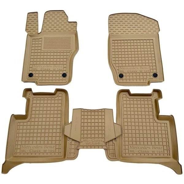 Set tappetini di gomma su misura per Mercedes ML-Class W164 (2005-2011)