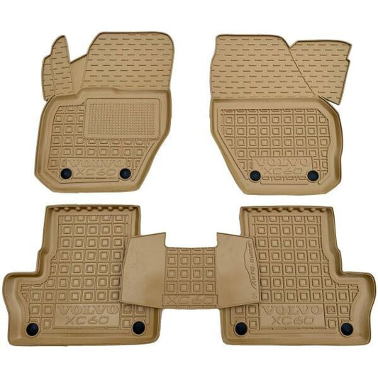Set tappetini di gomma su misura per Volvo XC60 (2008-2017)