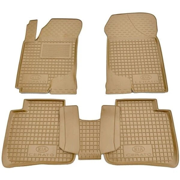 Set tappetini di gomma su misura per KIA Cerato 1 (LD) (2004-2009)