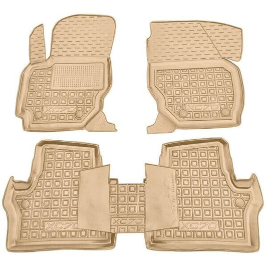 Set tappetini di gomma su misura per Volvo XC70 (2007-2016)