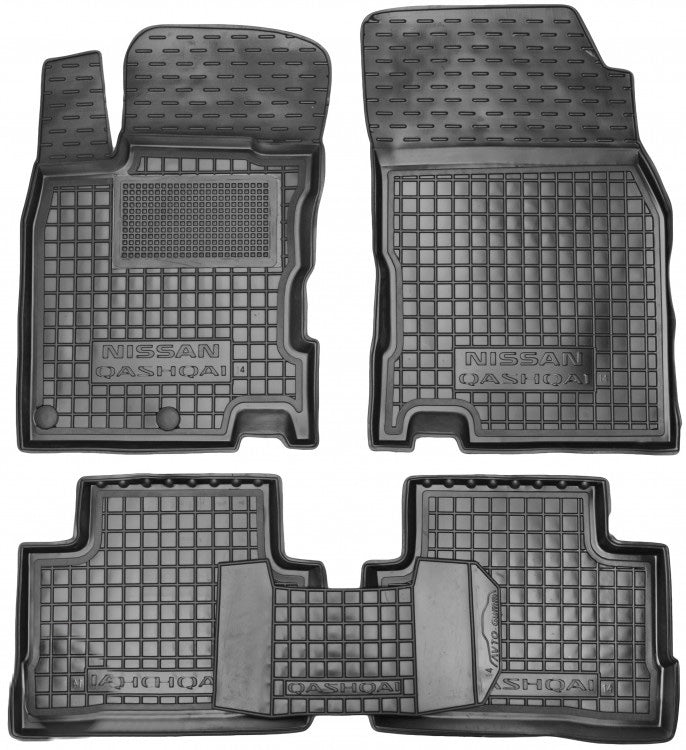 Set tappetini di gomma su misura per Nissan Qashqai J11 (2014-2021)