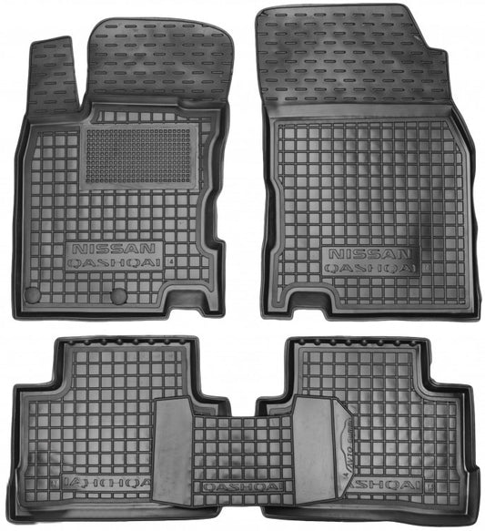 Set tappetini di gomma su misura per Nissan Qashqai J11 (2014-2021)