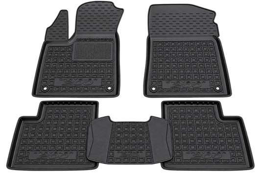 Set tappetini gomma su misura Chrysler 200 2014-2017 Nero