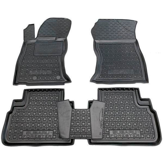 Custom rubber floor mat set for Subaru Forester 6 SL (2024-present)