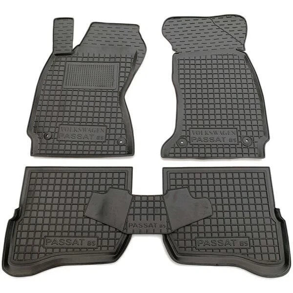 Tappetini di gomma su misura per Volkswagen Passat B5 (1996-2005) - Nero