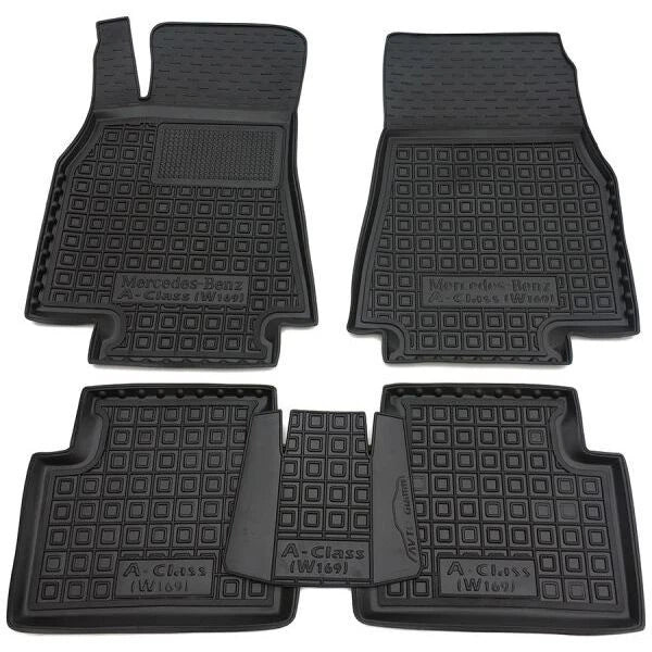 Set tappetini di gomma su misura per Mercedes A-Class (W169) (2004–2011)
