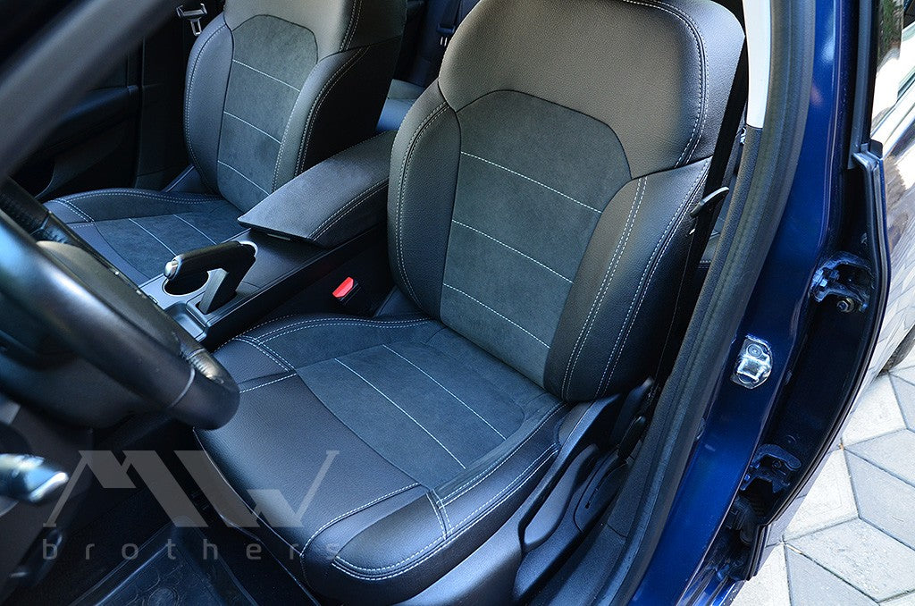 Set coprisedili su misura per enault Megane IV (2016–2024), Leather Style