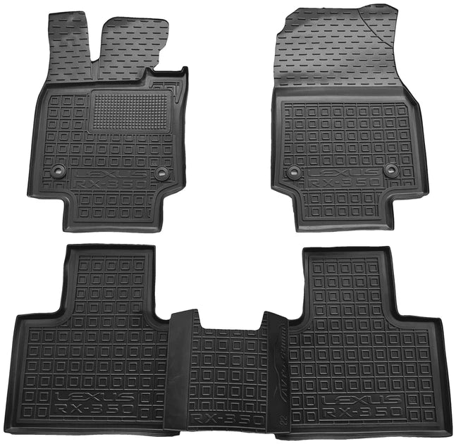 Set tappetini di gomma su misura per  Lexus RX350 (2022-oggi)
