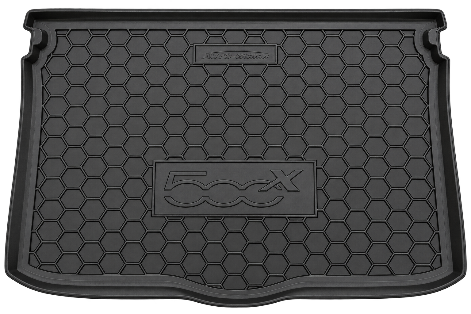 Tappetino gomma vasca baule Fiat 500X 2014-2024 Nero