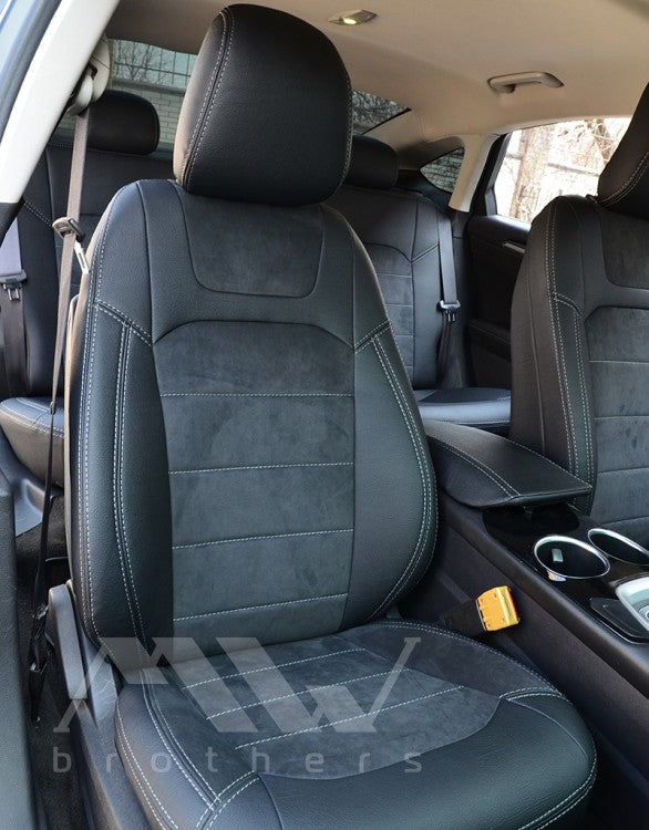 Set coprisedili su misura per Ford Mondeo 5/Fusion USA (2012-2022), Leather Style