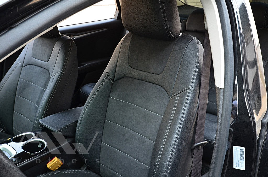 Set coprisedili su misura per Ford Mondeo 5/Fusion USA (2012-2022), Leather Style