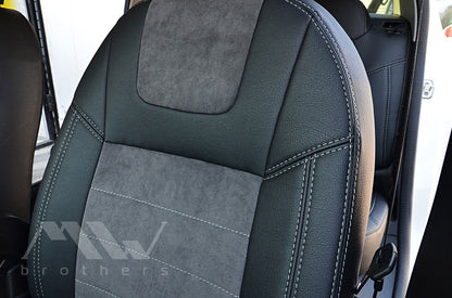 Set coprisedili su misura per Citroën C-Elysée (2012–oggi), Leather Style