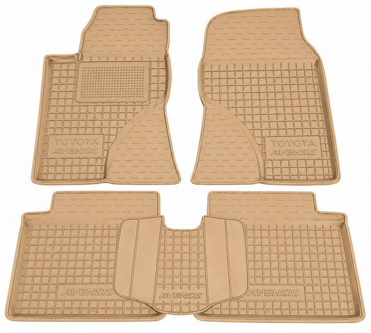 Set tappetini di gomma su misura per Toyota Avensis 2 (T25) (2003–2009)