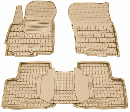 Set tappetini di gomma su misura per Mitsubishi ASX (2010-2019)