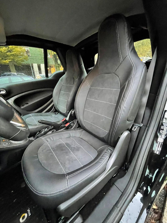 Set coprisedili su misura per Smart Fortwo (W453) (2014-2024), Leather Style