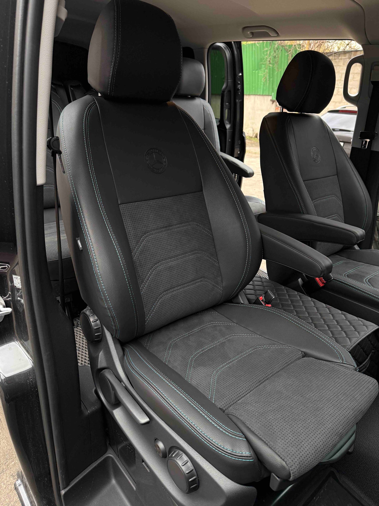 Set coprisedili su misura per Mercedes-Benz V-Class (W447) (2014-oggi), Leather Style