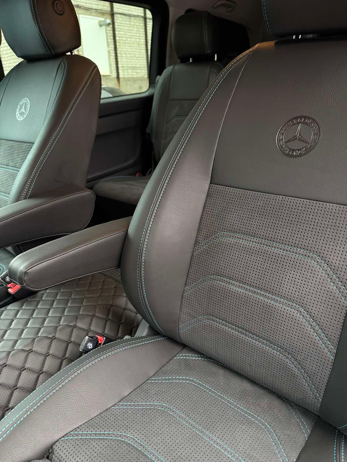 Set coprisedili su misura per Mercedes-Benz V-Class (W447) (2014-oggi), Leather Style