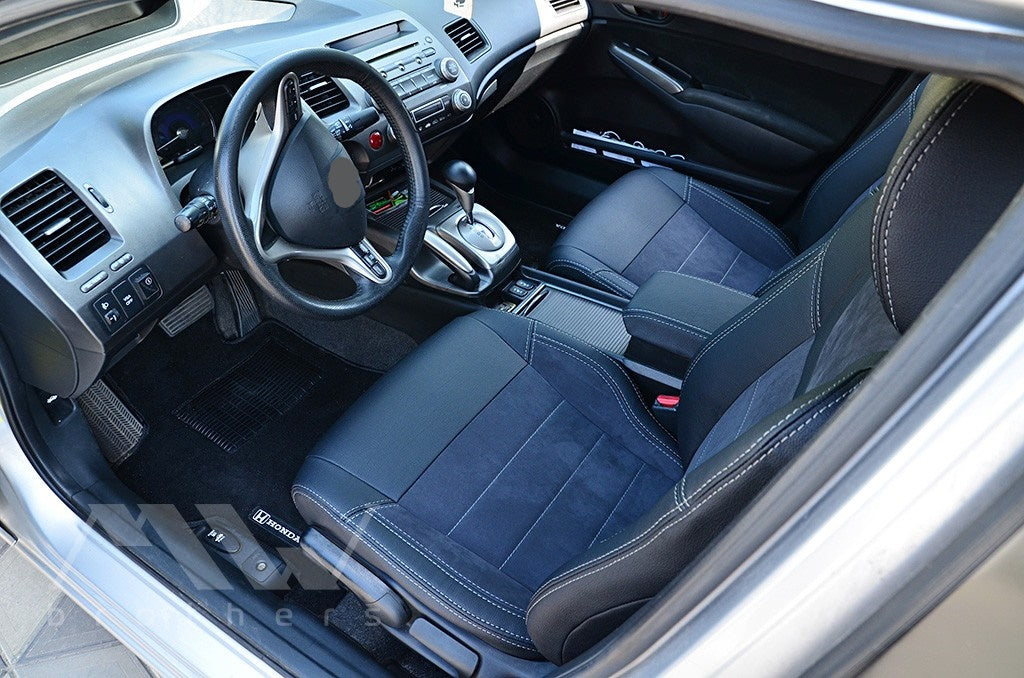 Set coprisedili su misura per Honda Civic 8 4D (2005-2012), Leather Style