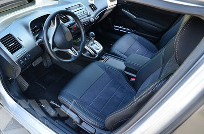 Set coprisedili su misura per Honda Civic 8 4D (2005-2012), Leather Style