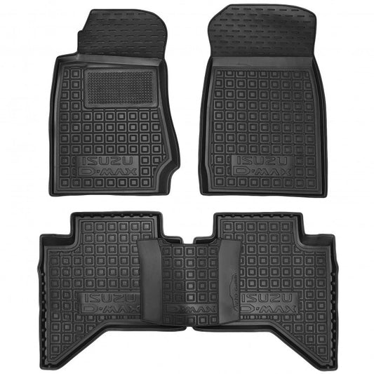 Set tappetini di gimma su misura per Isuzu D-Max (2011-2019)